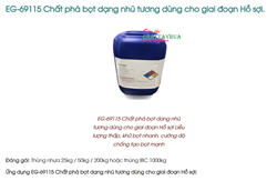 EG-69115 Chất phá bọt dạng nhũ tương dùng cho giai đoạn Hồ sợi.